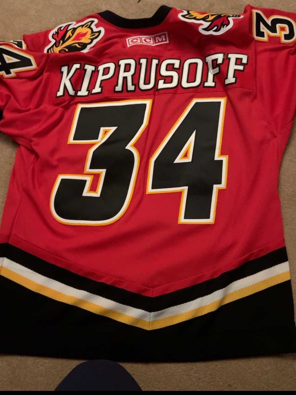 VINTAGE Calgary Flames CCM Jersey
